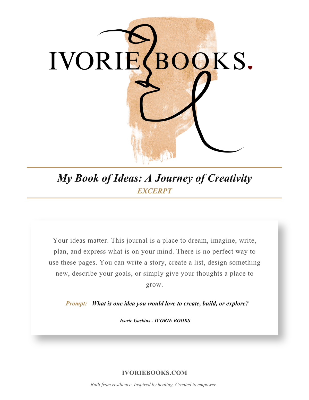 My Book of Ideas: A Creative Journal for Girls (Original Edition)