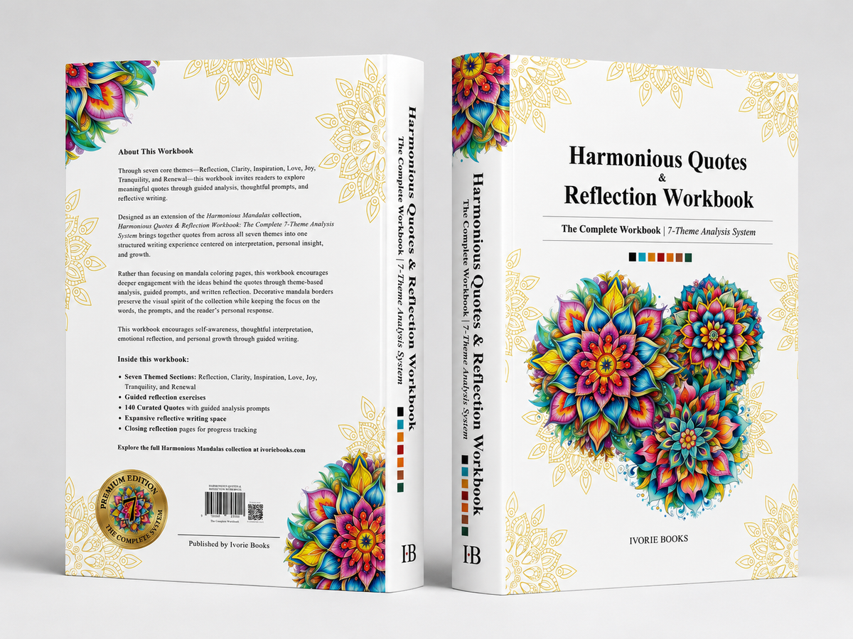 Harmonious Quotes Reflection Workbook | Complete 7-Theme