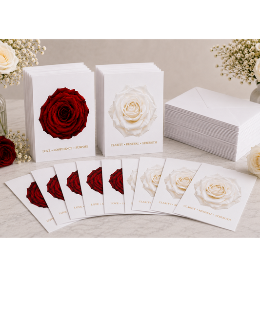 Signature Rose Gold Foil Card Collection | A 20 Card Gift Set