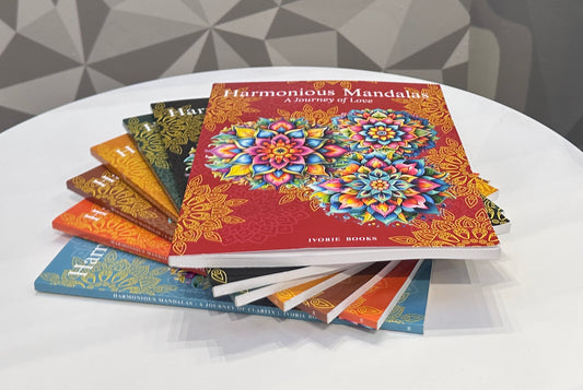 Harmonious Mandalas Complete Collection | 7-Book Coloring & Reflection Set